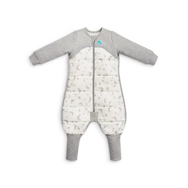 Love To Dream Sleeping Bag with Feet, 4 Years, Integrated Quilt for Cool Temperatures (16-20 °C), Instead of Duvet, Pyjamas, Baby Winter, Baby Sleeping Bag, White, White