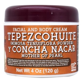 Crema De Tepezcohuite Y Concha Nacar 120 G Mixta Noche