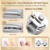 Lucidora Pro 3-in-1 Electric Nail Clipper with 2.5X Magnifier &