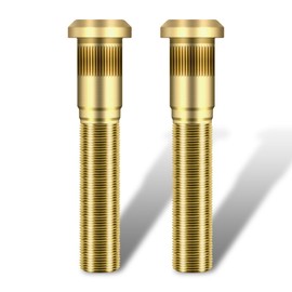 Fugedox 2 Pcs 007-115-00 Trailer Parts - Robust Wheel Stud for Dexter 10K & 12K Axle Lug, Hub Stud Bolt 5/8" x3.5 for Extra Safety and Longevity（Yellow）