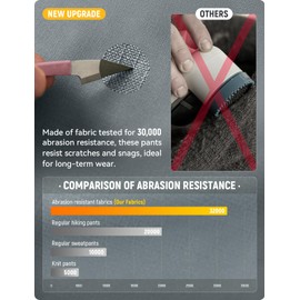 baleaf Women's Hiking Pants Ripstop Water Resistant Lightweight Golf Pants Quick Dry Zip Pockets Work Travel Clothes Dark Gray XXL