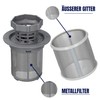 ELECTROHOGAR Filter for Bosch Dishwasher, Metal Filter + Fine Sieve,