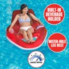 Poolmaster Water Pop Inflatable Deluxe Swimming Pool Float Lounge with