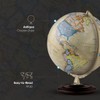 Waypoint Geographic Ambassador Plus Globe, 12" Antique Ocean-Style World Globe,