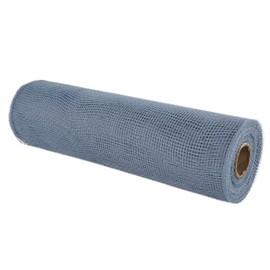 Poly Hessian Decorative Mesh 90 x 30 Feet Silver