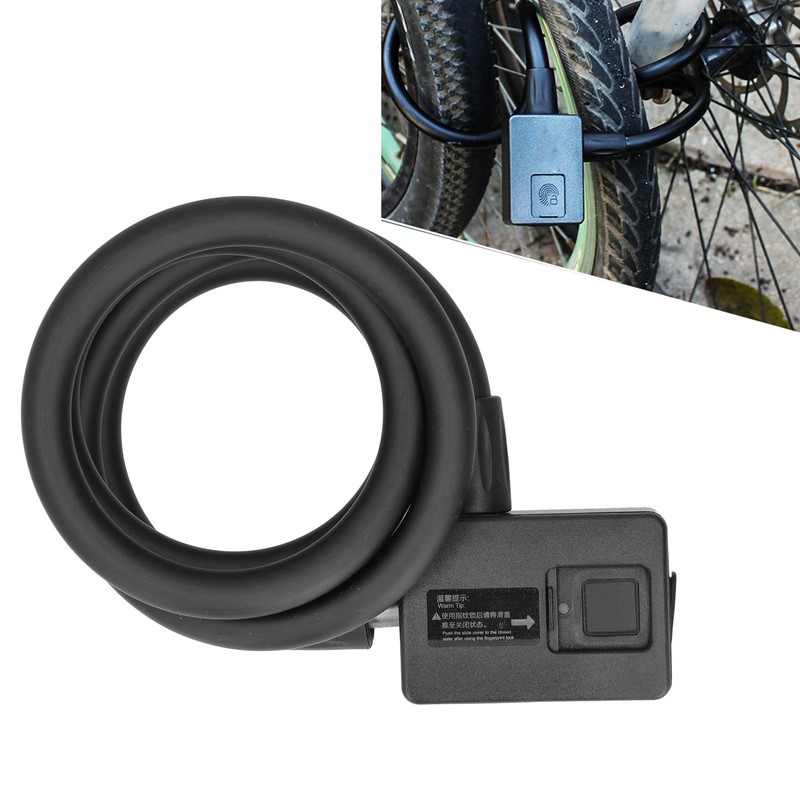 3.7V Electric Bike Lock Bluetooth Fingerprint Bike Lock with Waterproof