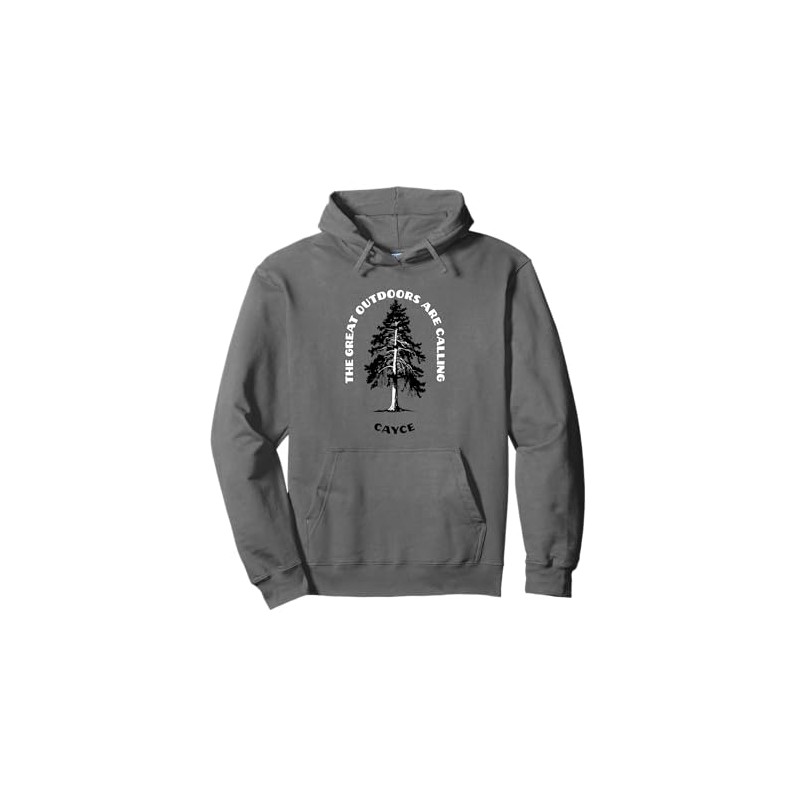 Cayce The Great Outdoors Are Calling Tree Nature Pullover Hoodie