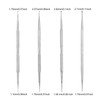 CVNRCLP Professional 4-Piece Nail Art Dotting Tool Set - Stainless