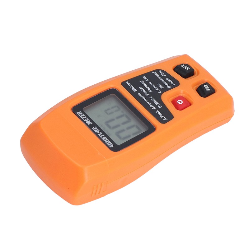 Wood Moisture Meter High Accuracy 4 Modes Orange Moisture Detector