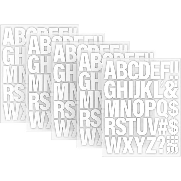LTSVBO White Iron on Letters for Clothes, Personalised Iron on