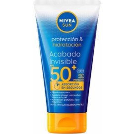 Protector Solar Corporal NIVEA SUN Protección E Hidratación FPS 50+ 150Ml Acabado Invisible Con Ácido Hialurónico
