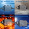 MiJunHD IP68 Waterproof Junction Box, 3 Way 4 Pin Terminal