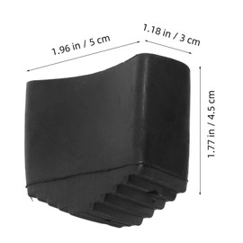 HEMOTON 4 Pieces Ladder Rubber Feet Replacement Feet Rubber Ladder Feet Accessories Ladder Feet Protection Ladder Caps Truss Foot Caps Ladder Foot Cover Floor Mat for Aluminium Ladder Replacement