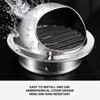 Stainless Steel Round Air Vent Thicken Windproof Rainproof Round Ventilation