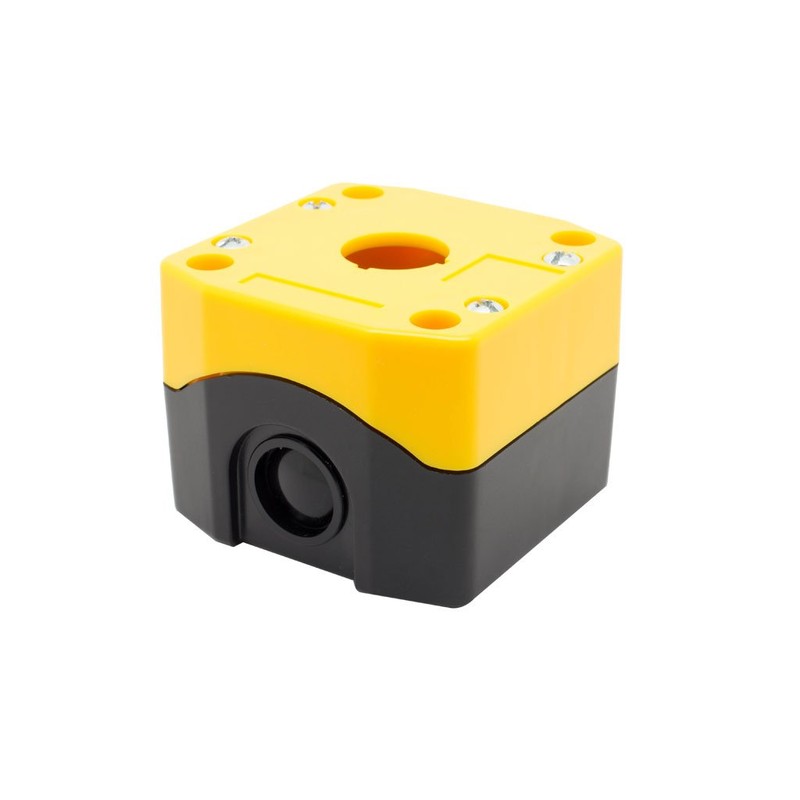 Alpinetech B1LMB Red 22mm 1NC Push Button Self Locking Emergency