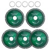 LEONTOOL 5 Packs 4 Inch Indestructible Disc for Grinder 7/8"