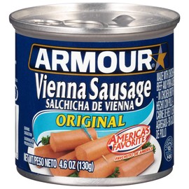Armour Star Vienna Sausage, Original Flavor, Canned Sausage, 4.6 OZ (Pack of 48)