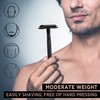 Safety Razor for Men, Men's Razor with a Razor Stand,