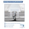 Safetect 10" Bed Bridge Gap Fillersplit, King Gap Filler for