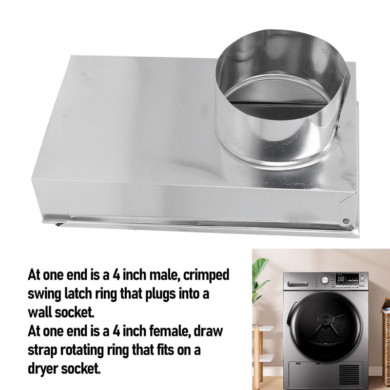 Aluminum Alloy Dryer Vent Periscope 0 to 5in, Adjustable with