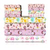 34 Pack Baby Receiving Blanket Set: 4 Flannel Cotton Blankets