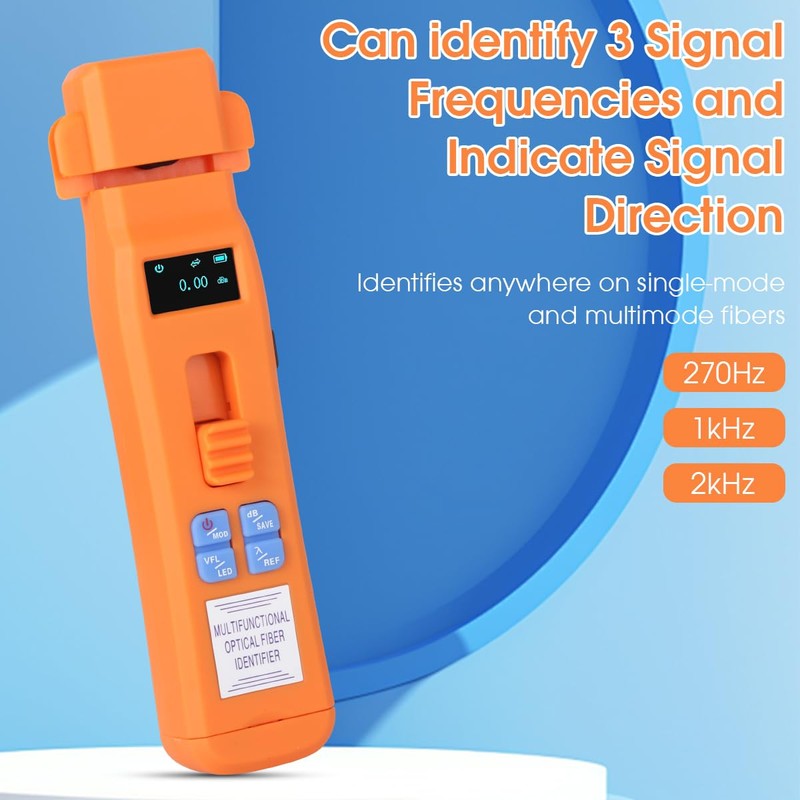 Live Optical Fiber Identifier Built in 20KM VFL & OPM