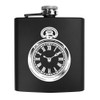 6oz (170ml) 'Vintage Pocket Watch' Pocket Hip Flask (HP00031567)