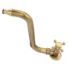 S Spout Antique Wall Mounted Faucet Single Cold Anti Freeze
