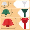 Silicone Kitchen Funnel Set, Christmas Tree Shape Funnel Set, Silicone