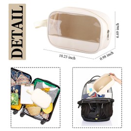 PYOUL Kosmetiktasche für Nähliebhaber, Löwenzahn, transparent, Make-up-Tasche, Blumensteppung, Reisegeschenk, Schneider-Mutter, Kulturbeutel, Pusteblume Quilting Mb