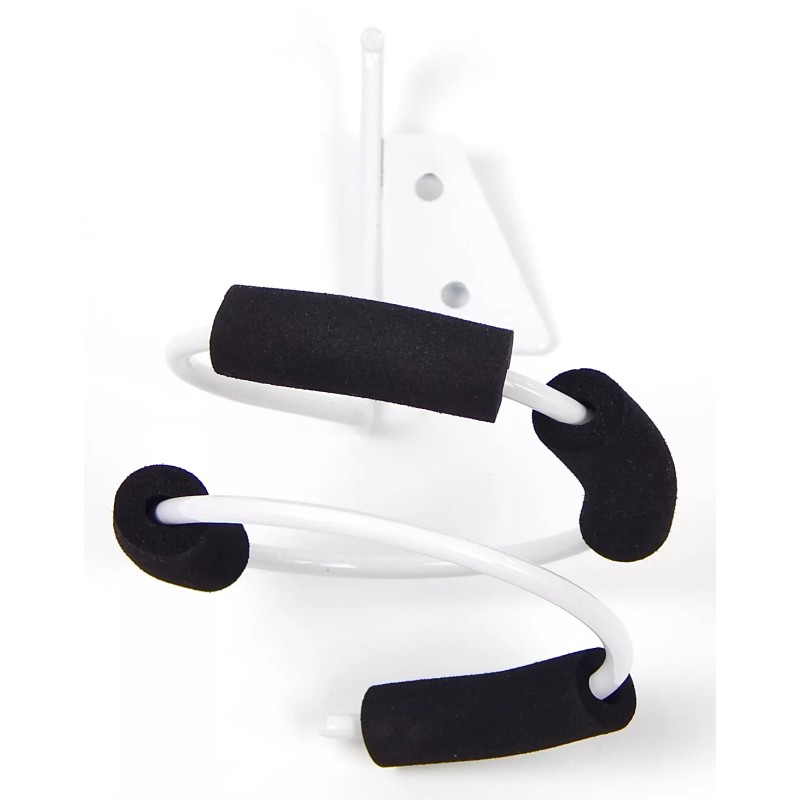 Beauty Headquarters 1pc Blow Dryer Double Ring Metal Wall Mount
