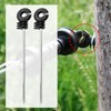 25PCS Straight Electric Fencing Insulators Ring Insulator Long Arm Multi