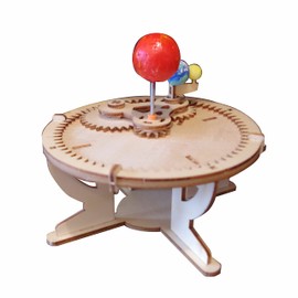 [Konoboshi Kyukuyosha] Earth Moon Orbital Model Electric Craft Electric Orbital Model Solar Solar System Three-Ball Astronomy Space Science Celestial Planet Motor Electric Work Free Research