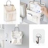 4 Pack Wall Hanging Storage Bag Fabric Hanging Bag Organizer