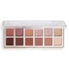 Paleta De Sombras Naturals Tono Cálidos Compacta 12gr