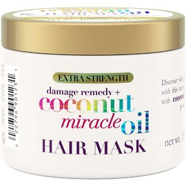 OGX, Tratamiento Capilar Reparador en Mascarilla Aceite de Coco, 177 ml