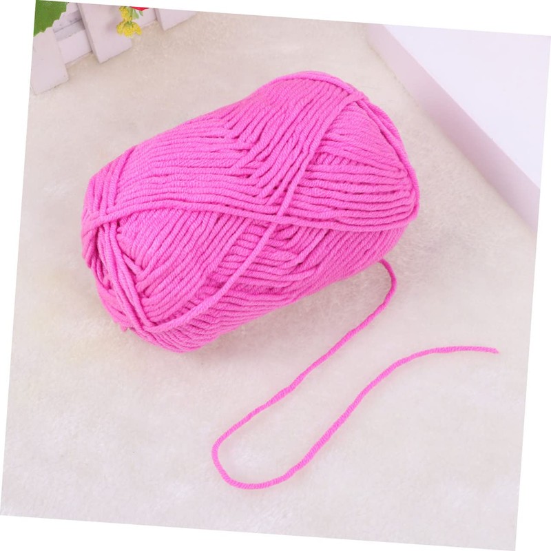 DOITOOL 50g Soft Warm Cotton Yarn Chunky Hand-Woven for Crochet