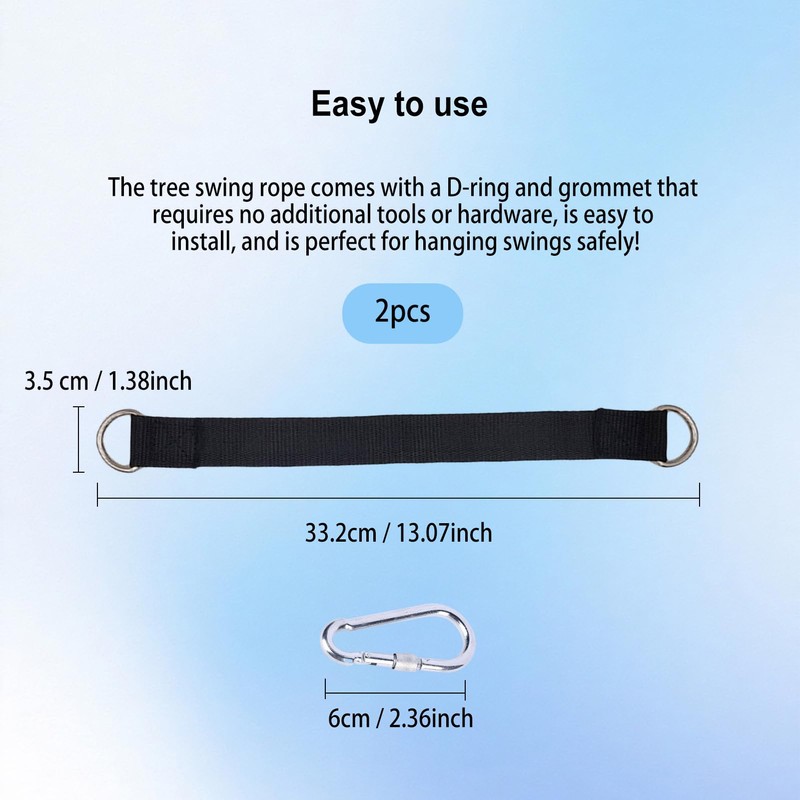 Tree Swing Straps, 2 Pcs Baby Swing Straps, Swing Chair