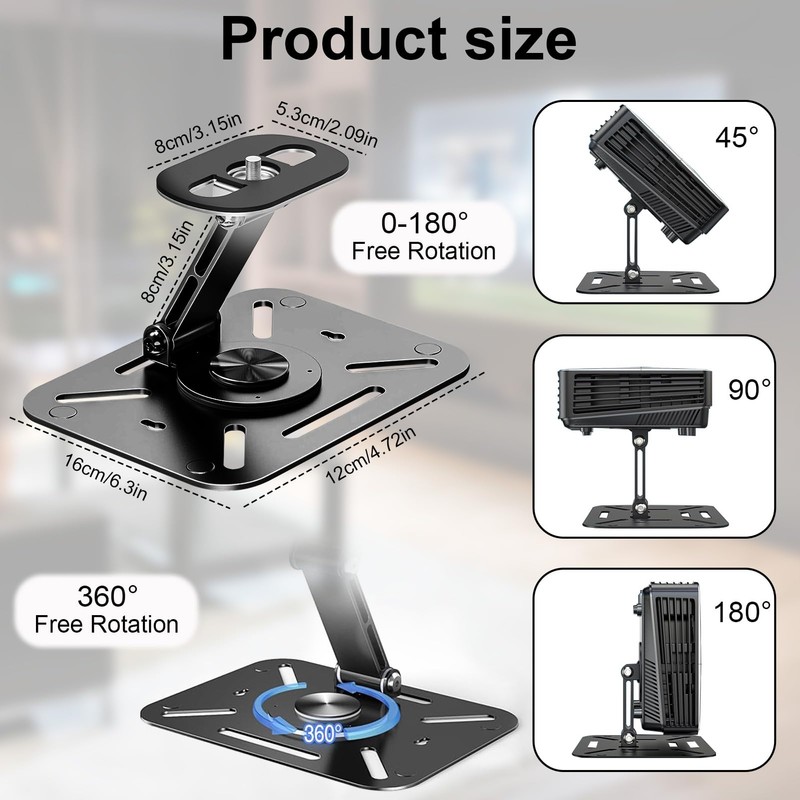 Chingcoo Projector Stand, Projector Mount, Projector Mount Wall, Projector Stand,