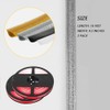 Ebrima Peel and Stick Flexible Decorative Trim, Self Adhesive Glitter