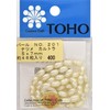 TOHO No.201 Jujube Pearl, Approx. 0.2 x 0.3 inches (5