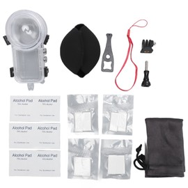 Action Camera Dive Case 164ft Underwater Depth Protective Scratch Proof Waterproof Housing Case for Insta360 X3 with Bracket Accessories