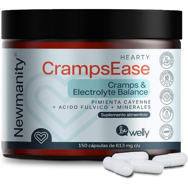 NEWMANITY Cramps Ease Bisglicinato de Magnesio, Potasio y Zinc y