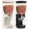 Zevro Single Dry Food Dispenser, White
