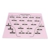 Wig Extension Holder Board Acrylic 22 Stainless Steel Clips Hair