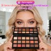 Paleta De Sombras De Ojos Altamente Pigmentada Con 18 Tonos