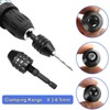 RZJZGZ 3 Pcs Keyless Drill Chuck Bit 1/4 Inch Hex