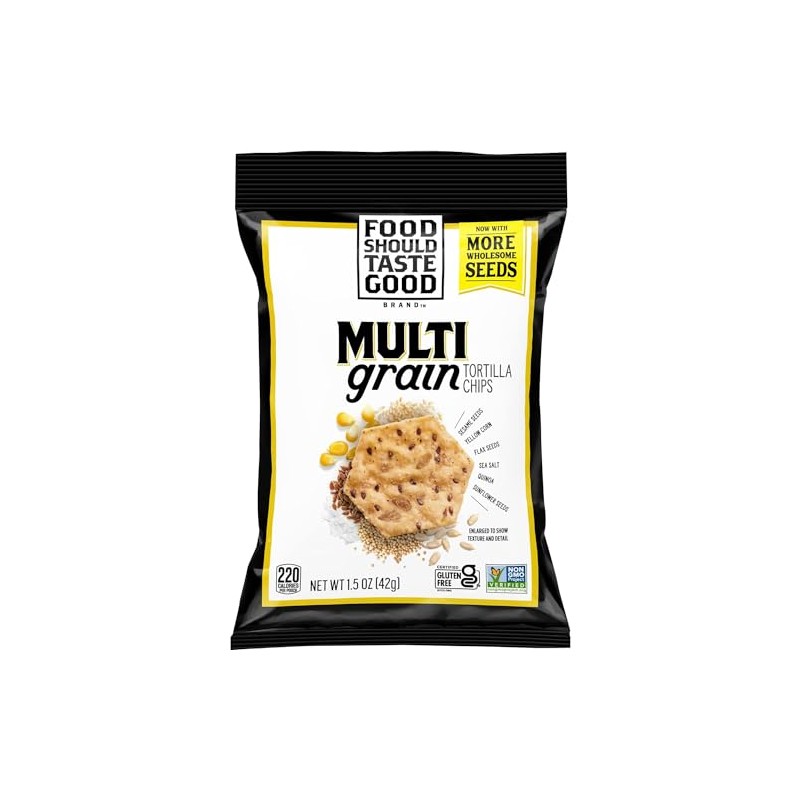 Food Should Taste Good Multigrain Tortilla Chips, 1.5 Oz (Pack