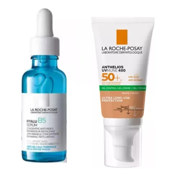 Kit Sérum Hyalu B5 + Protector Solar Anthelios Uvmune 400