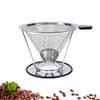 NYGHMY 1 Pcs 304 Stainless Steel Pour Over Coffee Dripper,